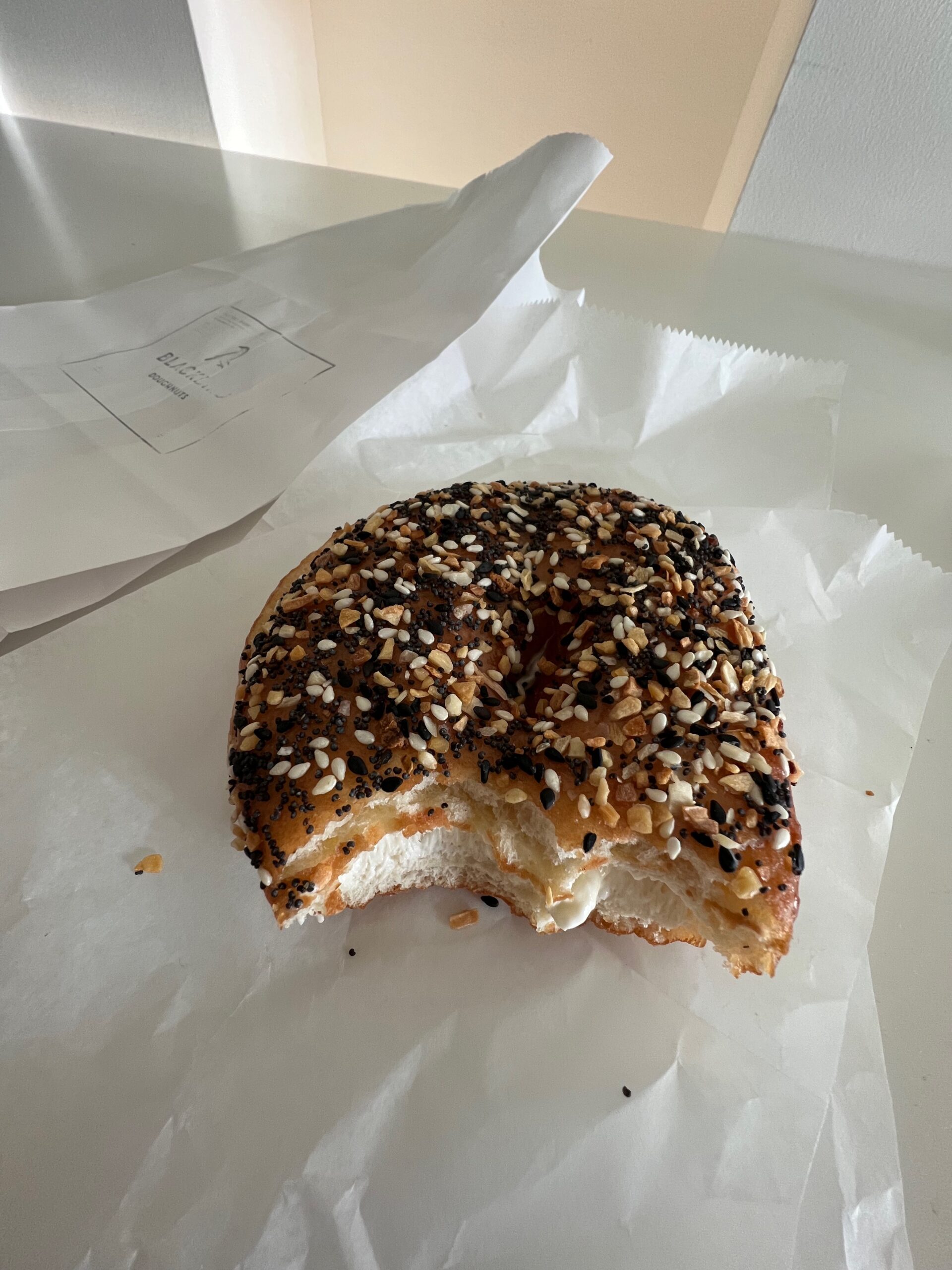 Everything bagel donut drewsview
