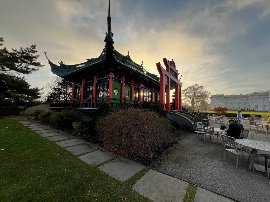 Chinese Tea House at the Marble House in Newport, RI